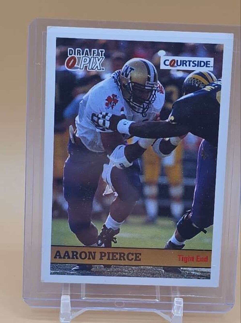 1992 Courtside Draft Pix #65 Aaron Pierce Card